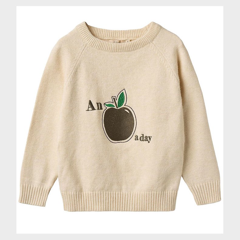 Fliink Bluse - Strik - Alon Apple - Sandshell