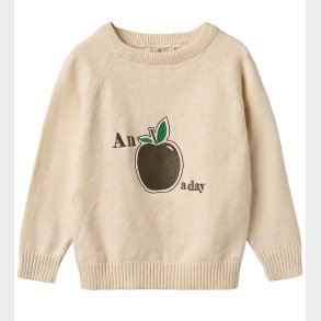 Fliink Bluse - Strik - Alon Apple - Sandshell