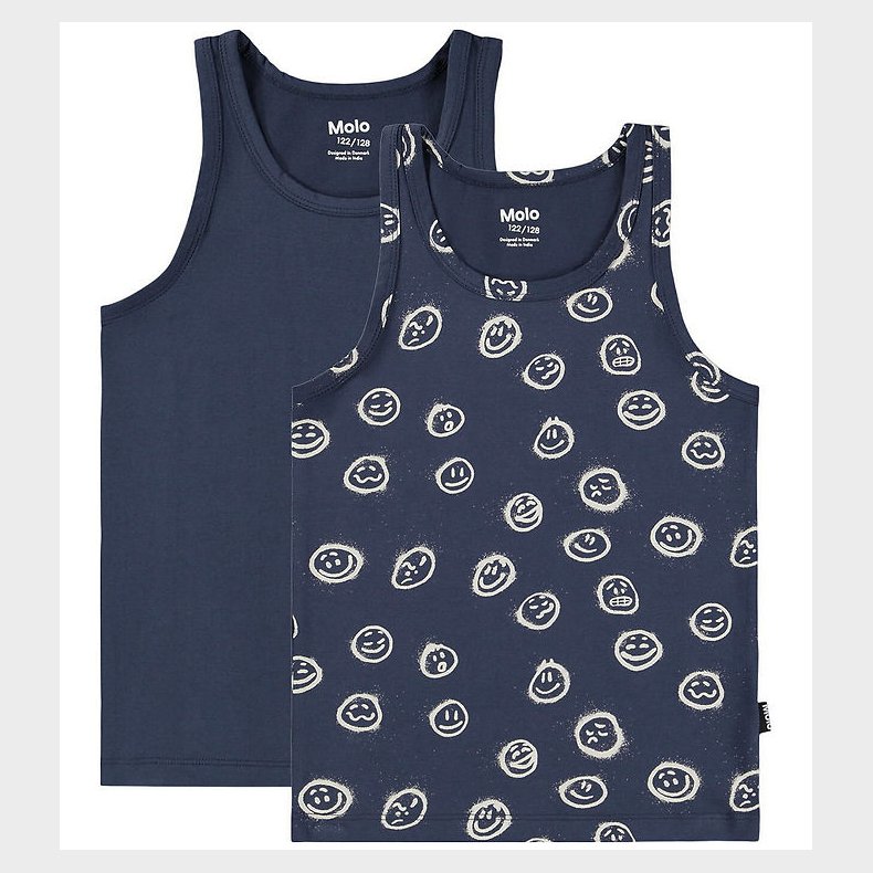 Molo Undertr�jer - Jayden - 2-pak - Moods Blue