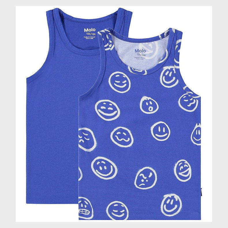 Molo Undertr�jer - Jayden - 2-pak - Moon Moods Blue