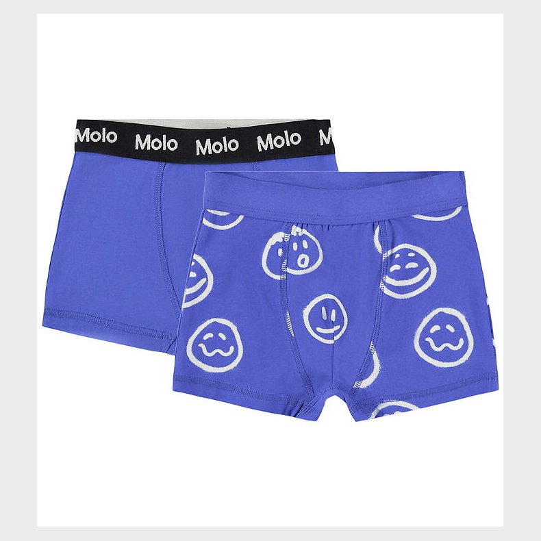 Molo Boxershorts - Justin - 2-pak - Moon Moods Blue