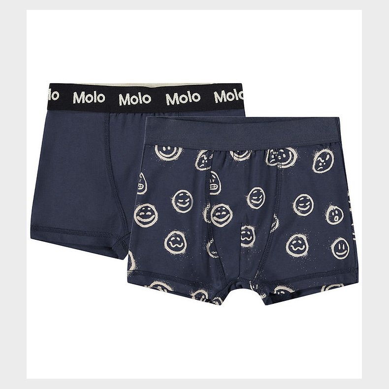 Molo Boxershorts - Justin - 2-pak - Moods Blue
