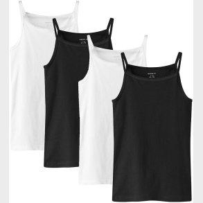 Name It Undertrje - NOOS - NkfStrap - 4-pak - Black/w/ 2 x Brig