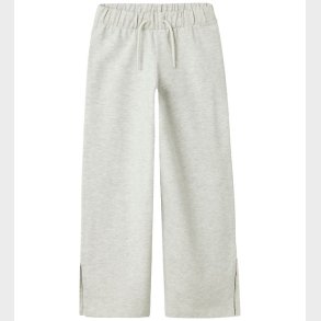 Name It Sweatpants - NmfKassie Wide - Light Grey Melange