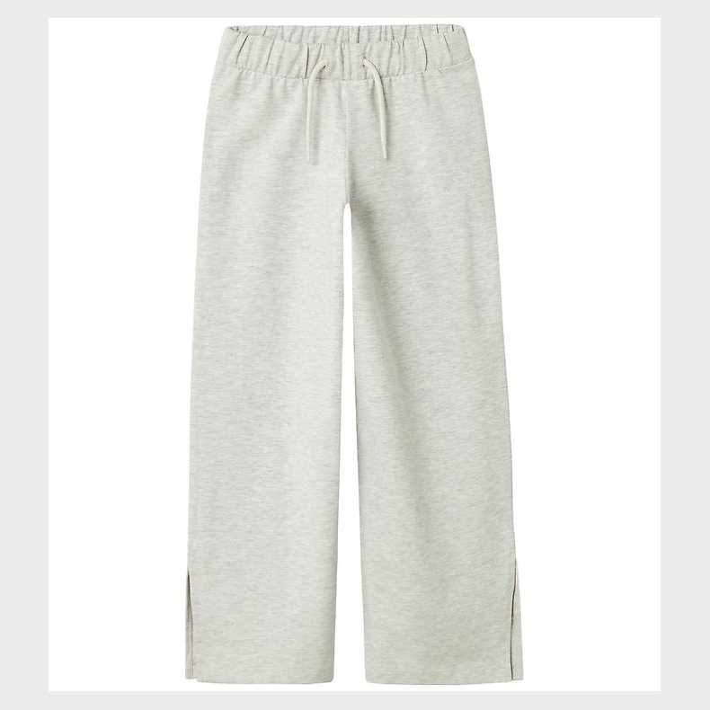 Name It Sweatpants - NmfKassie Wide - Light Grey Melange