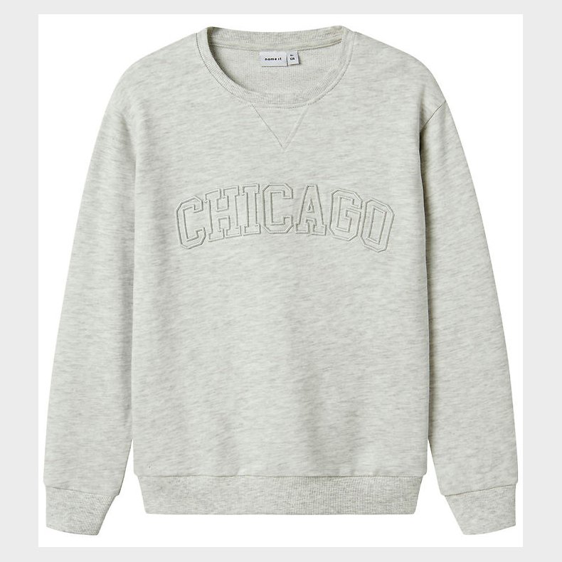 Name It Sweatshirt - NkmLester - Light Grey Melange