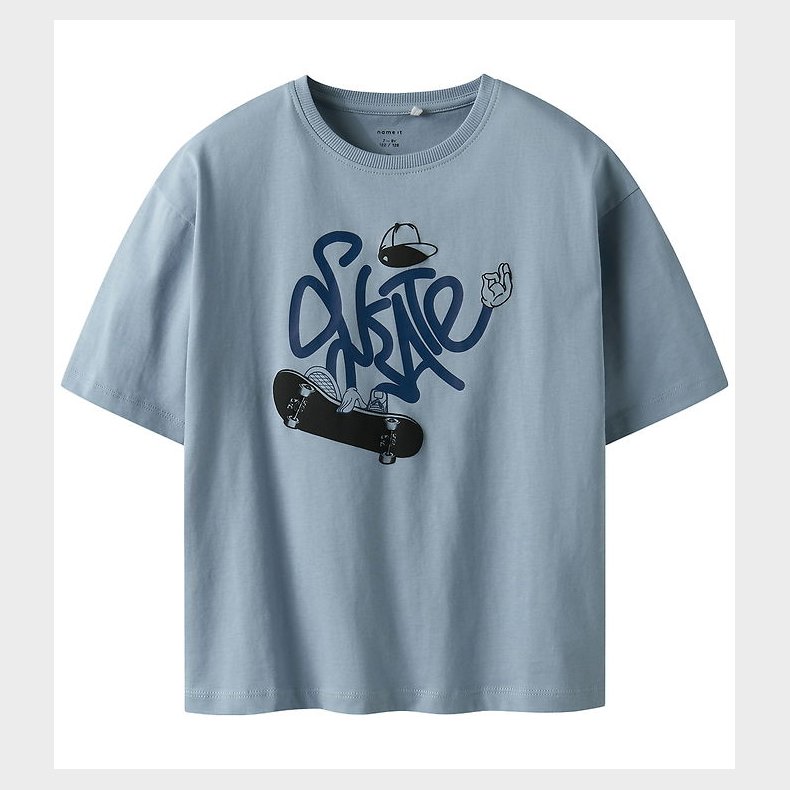 Name It T-shirt - NkmLeroy - Dusty Blue