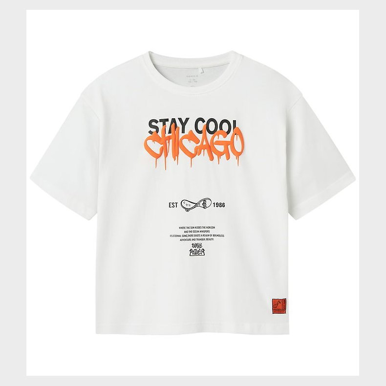 Name It T-shirt - NkmLeroy - Bright White