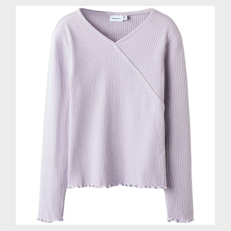 Name It Bluse - Rib - NkfFrida - Misty Lilac