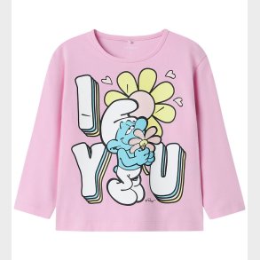 Name It Bluse - NmfFrida - Smurfs - Pink Frosting