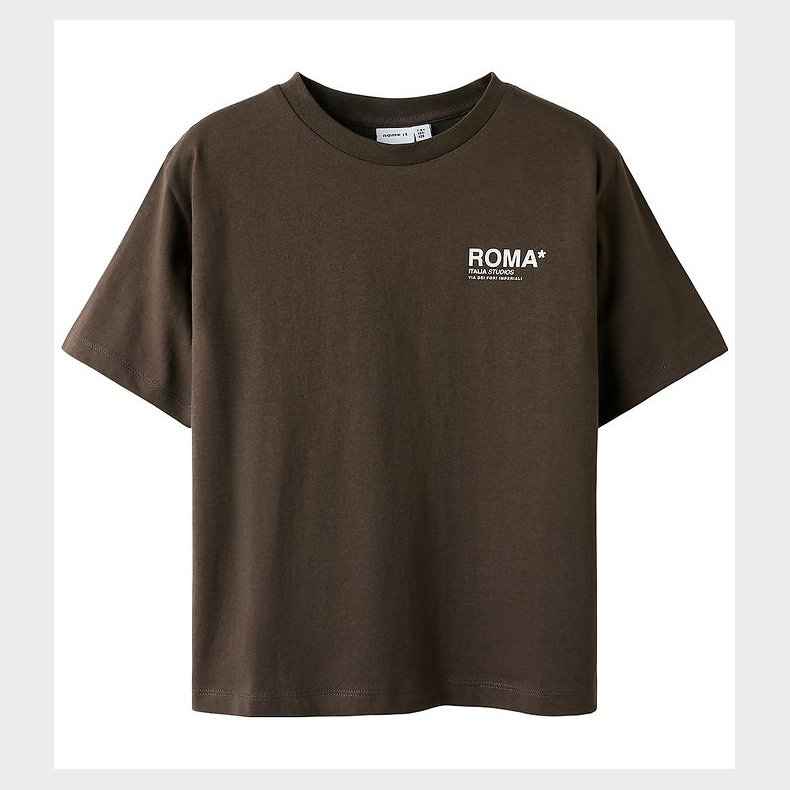 Name It T-shirt - NkmFelix - Chocolate Brown
