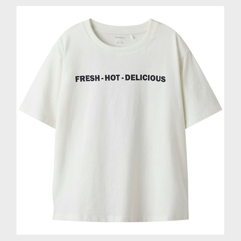 Name It T-shirt - NkmFabian - Cloud Dancer