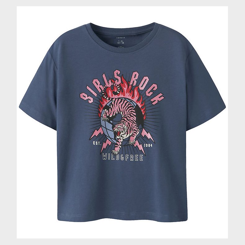 Name It T-shirt - NkfKassandra - Blue Indigo