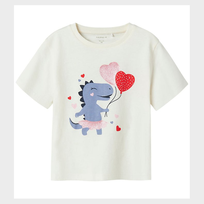 Name It T-shirt - NmfKatinka - Coconut Milk