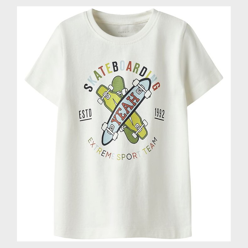 Name It T-shirt - NmmKarlton - Coconut Milk