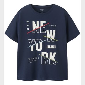 Name It T-shirt - NkmKingston - Mood Indigo