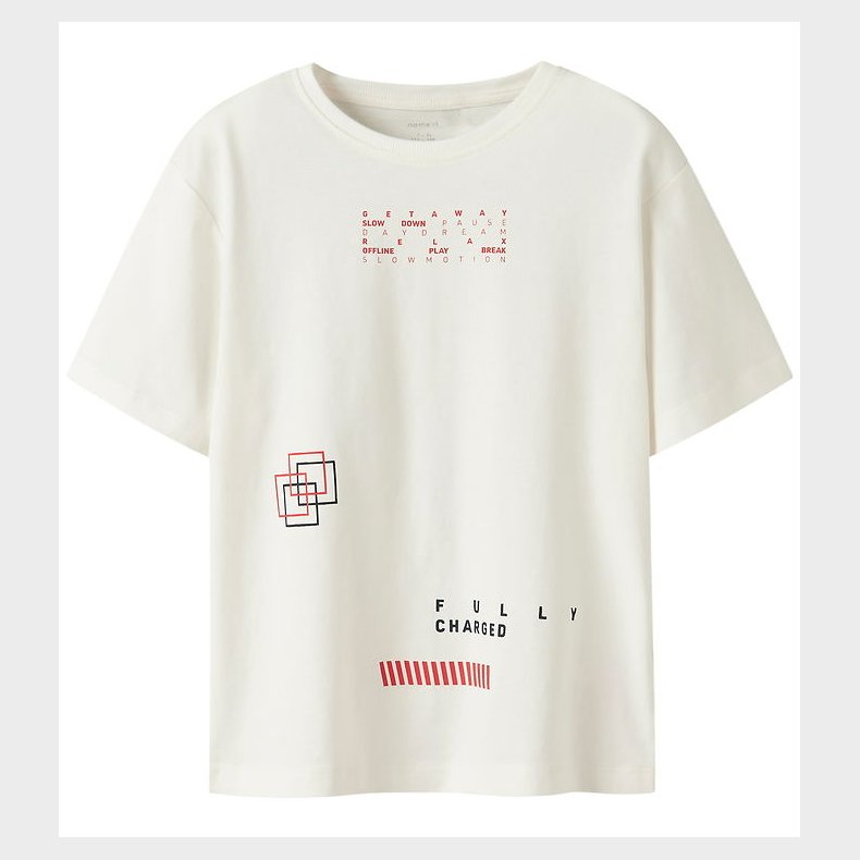 Name It T-shirt - NkmKingston - Coconut Milk