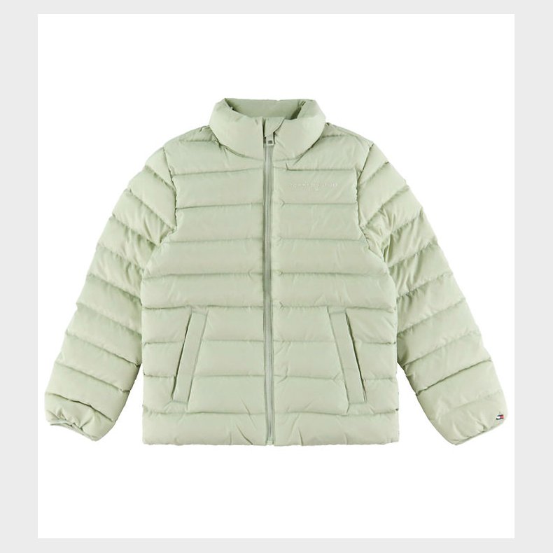 Tommy Hilfiger Dunjakke - Light Down - Misty Sage Green