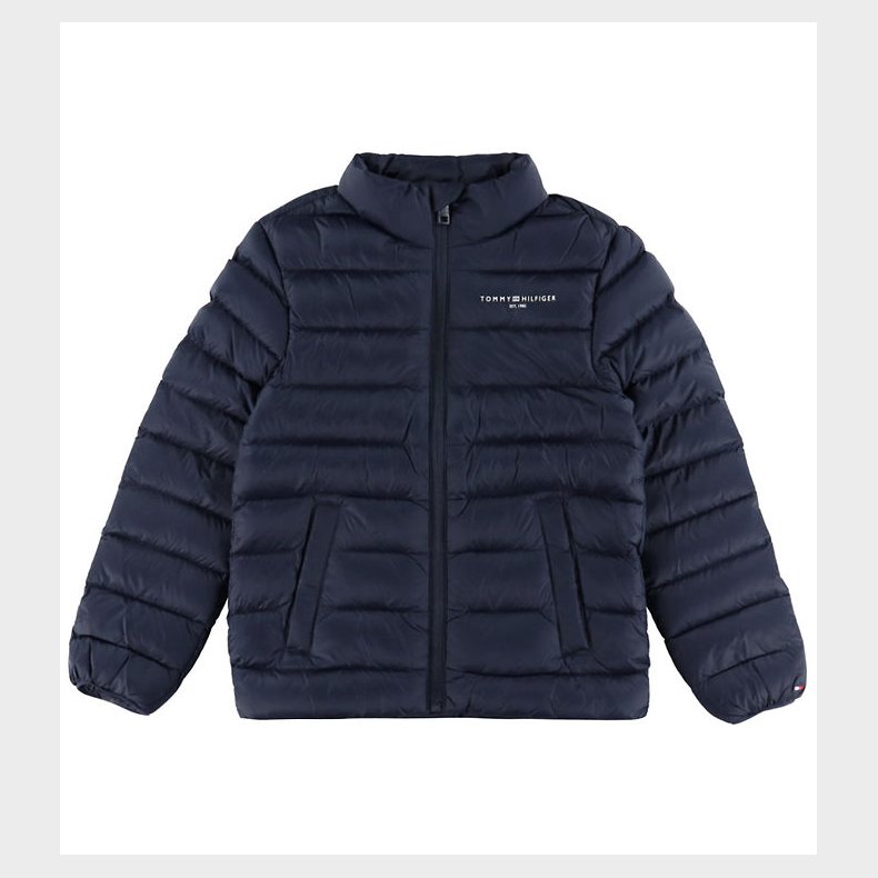 Tommy Hilfiger Dunjakke - Light Down - Dark Night Navy