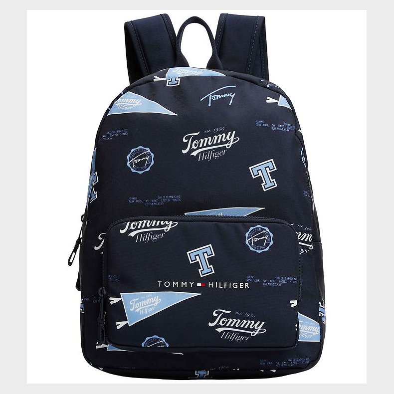Tommy Hilfiger Rygsk - Ess Printed - Space Blue All Over