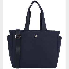 Tommy Hilfiger Pusletaske - TH Seasonal Changing - Space Blue