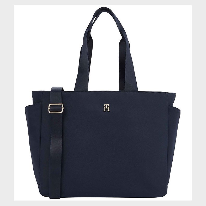 Tommy Hilfiger Pusletaske - TH Seasonal Changing - Space Blue