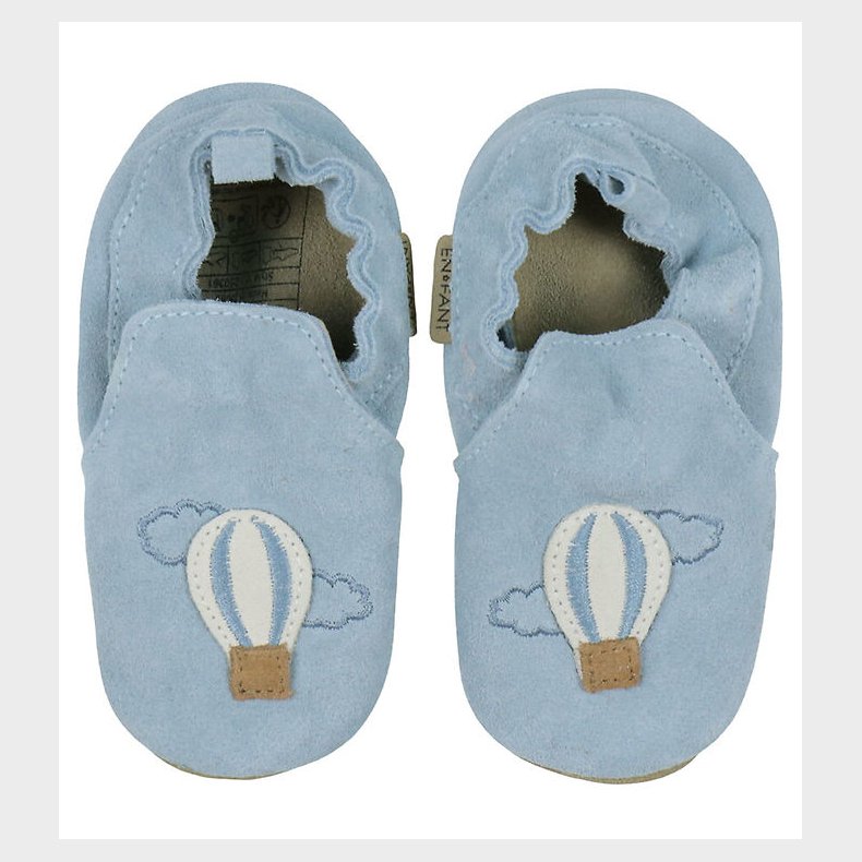 En Fant Hjemmesko - Suede Animal - Arctic Ice