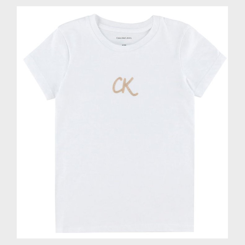 Calvin Klein T-Shirt - Glitter - Bright White