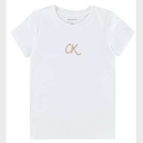 Calvin Klein T-shirt - Glitter - Bright White