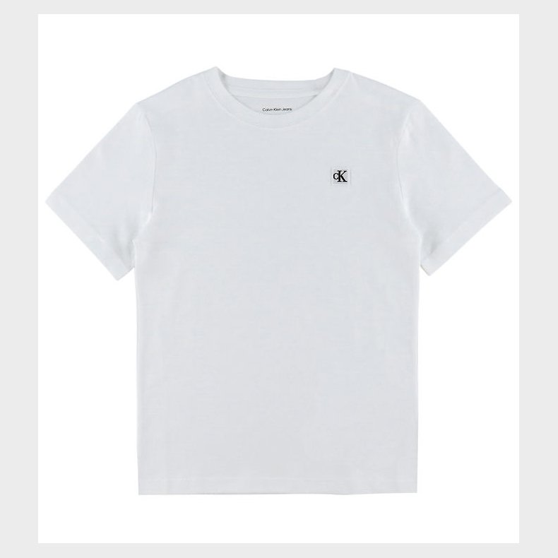 Calvin Klein T-shirt - Mono Mini Badge - Bright White