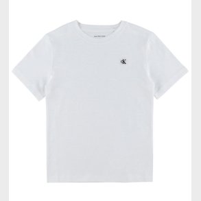 Calvin Klein T-shirt - Mono Mini Badge - Bright White
