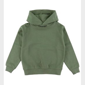 Calvin Klein Httetrje - Neck Embro Logo - Dusty Olive Green