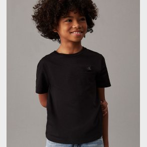 Calvin Klein T-shirt - Mono Mini Badge - Ck Black