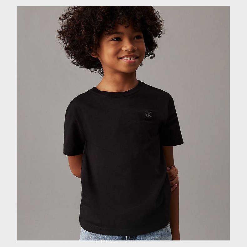 Calvin Klein T-shirt - Mono Mini Badge - Ck Black