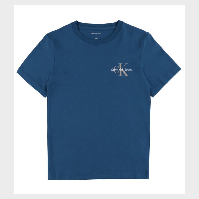 Calvin Klein T-shirt - Chest Monogram - Blue Jean