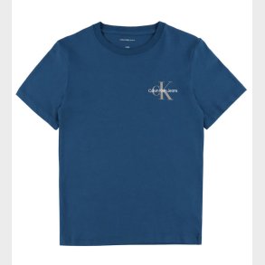 Calvin Klein T-shirt - Chest Monogram - Blue Jean