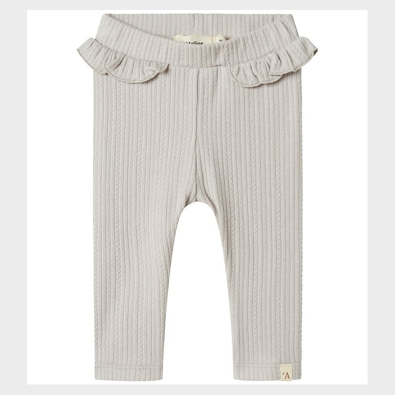 Lil' Atelier Leggins - NbfFleura - Vapor Blue