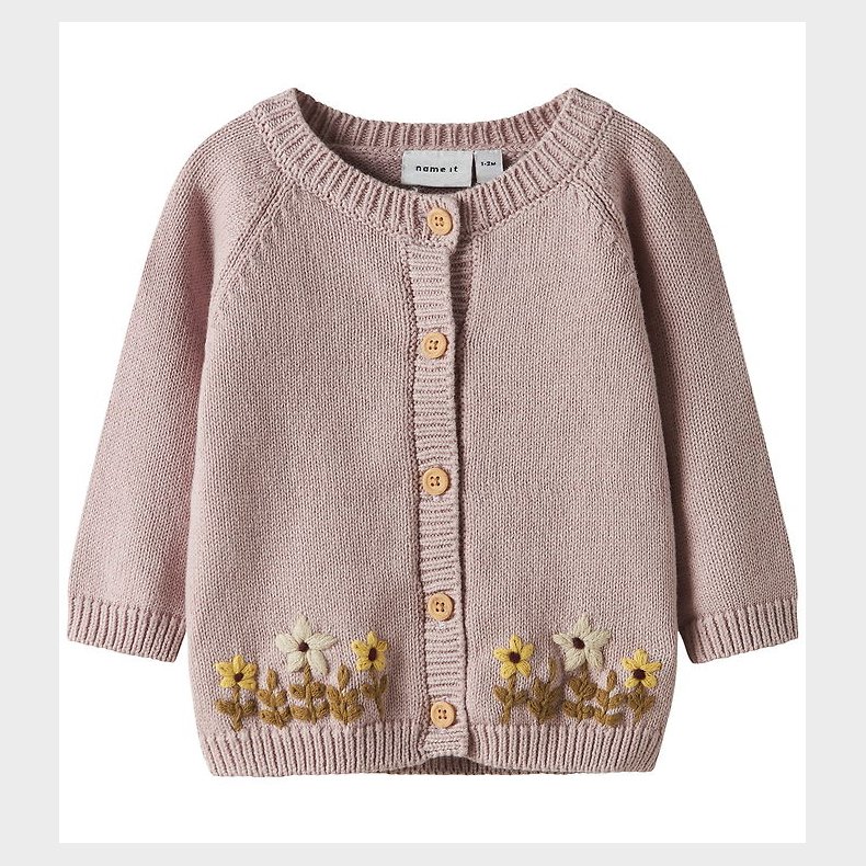 Name It Cardigan - Strik - NbfKamma - Burnished Lilac