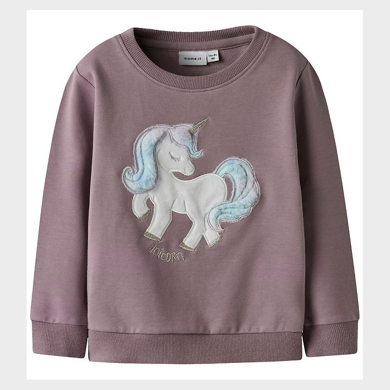 Name It Sweatshirt - NmfKisa - Elderberry