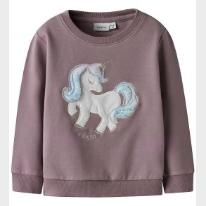 Name It Sweatshirt - NmfKisa - Elderberry