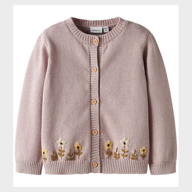 Name It Cardigan - Strik - NmfKanja - Burnished Lilac