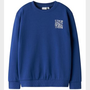 Name It Sweatshirt - NkmVasha - Sodalite Blue/Think Outside The