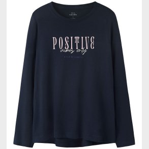 Name It Bluse - Loose - NkfViolet - Navy Blazer/Positive