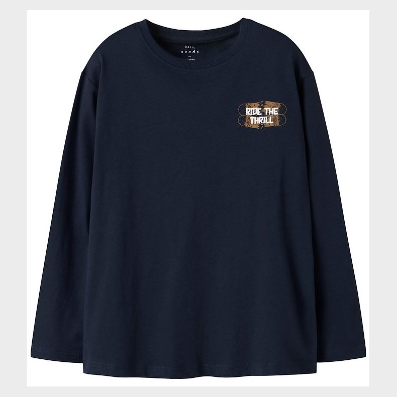 Name It Bluse - Loose - NkmVagno - Navy Blazer/Thrill