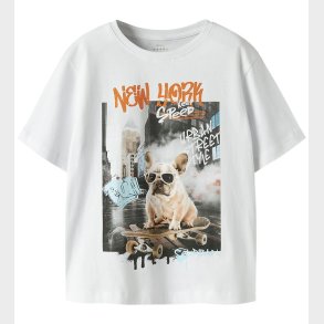 Name it T-shirt - NkmVoto - Bright White/Street Style