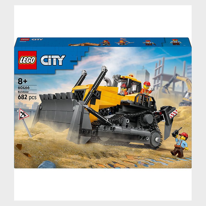 LEGO® City - Gul bulldozer 60466 - 682 dele