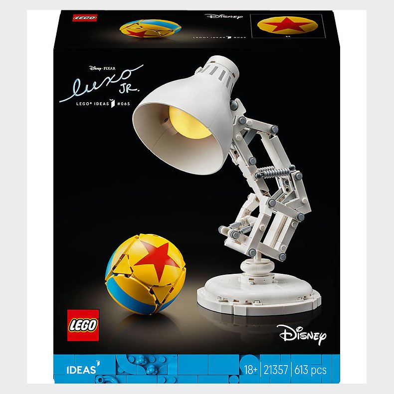 LEGO® Ideas - Disney Pixar Luxo Jr. 21357 - 613 dele