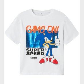NameIt T-shirt - NkmJerry Sonic - Bright White
