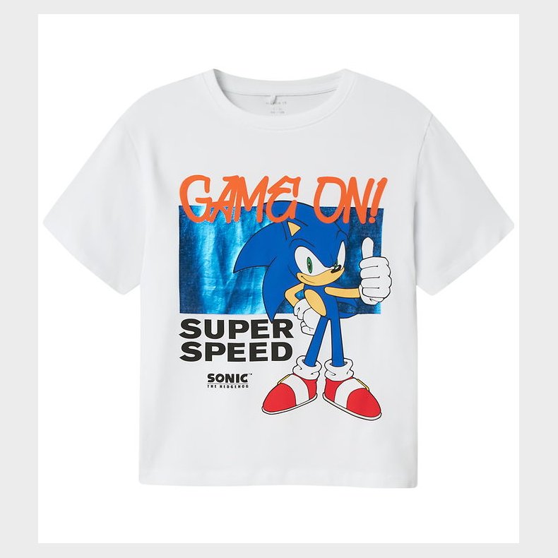 NameIt T-shirt - NkmJerry Sonic - Bright White