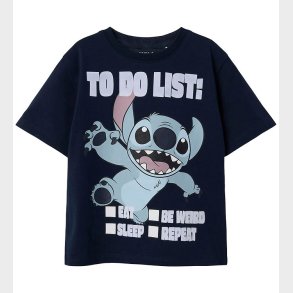 Name It T-shirt - NmmJudd - Stitch - Navy Blazer